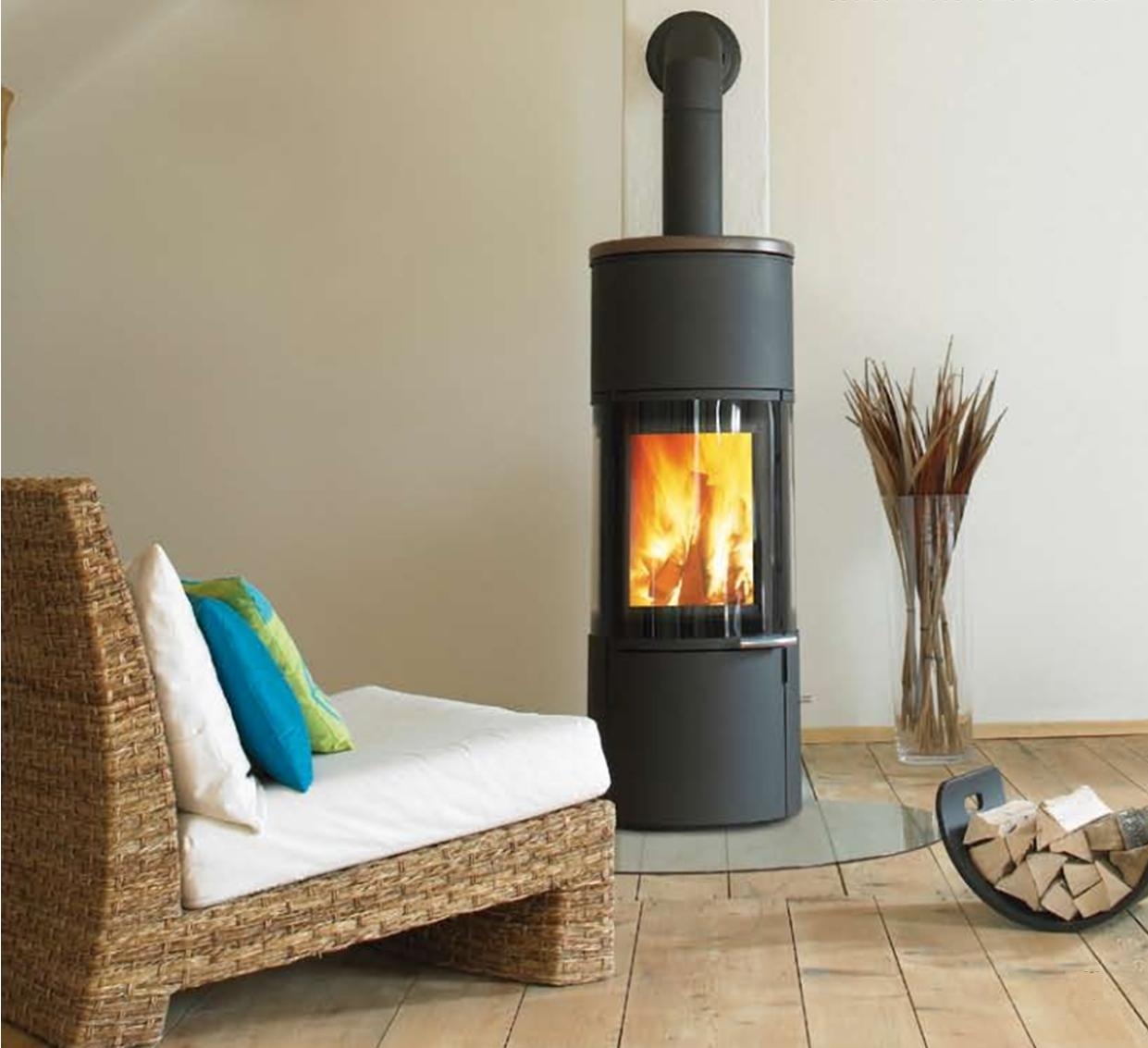 Poêle à bois Ganz Swing Réf. CHAUFFAGE Poêles à bois Contemporain Espace Poêle