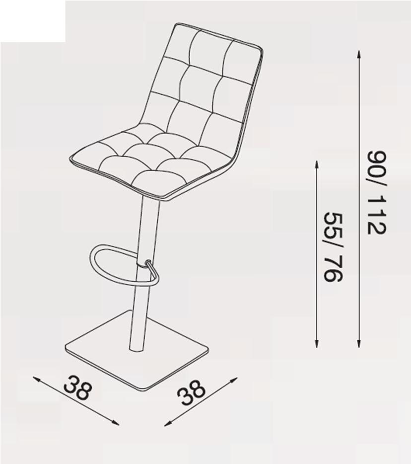 Chaise haute  Réf.  MOBILIER  Mobilier de bureau  Espace Poêle
