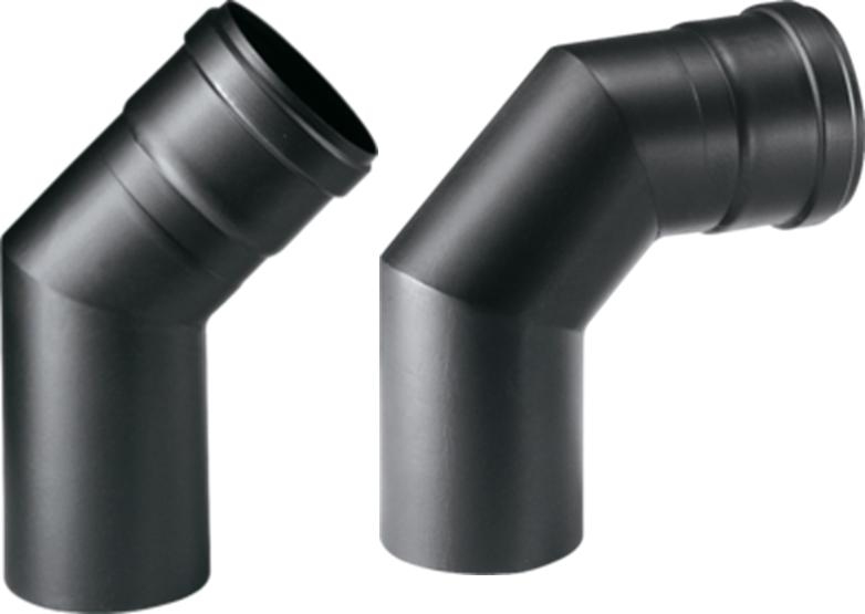 Coudes Ø 100mm Réf. CONDUITS DE FUMÉE Tuyaux et conduits pour poêles à granulés Simple