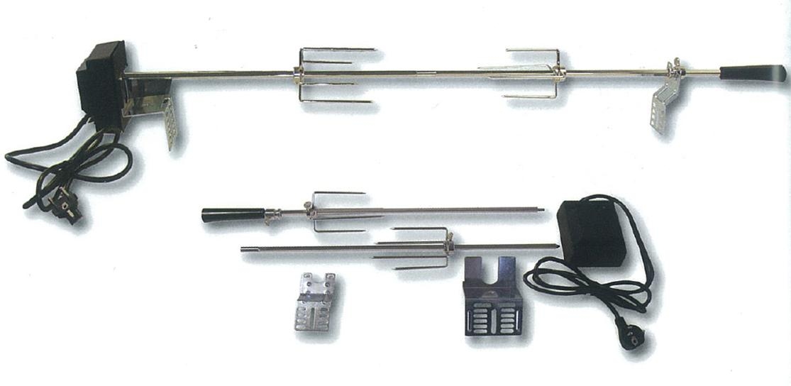 Kit Tournebroche Universel Onlyfire Pour Barbecue - Moteur Électrique - Support 15 Kg
